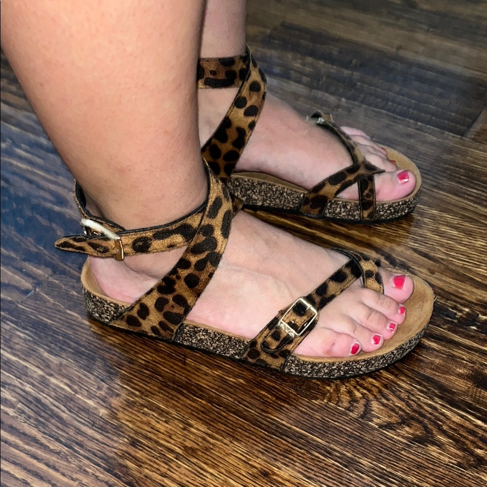 Leopard Print Women's Sandals